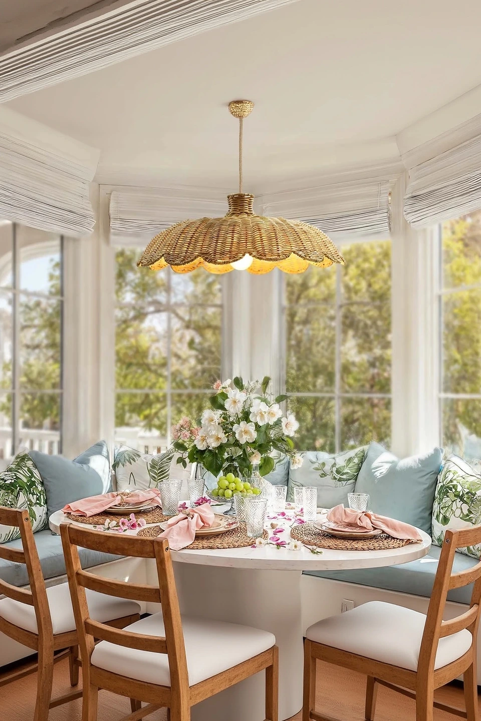 Aurelia Rattan Pendant Light — Boho Lighting