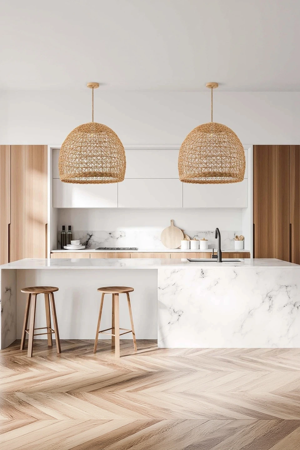 Lumiere Rattan Pendant Light