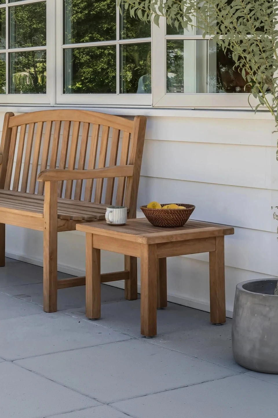 Milano Teak Outdoor Side Table