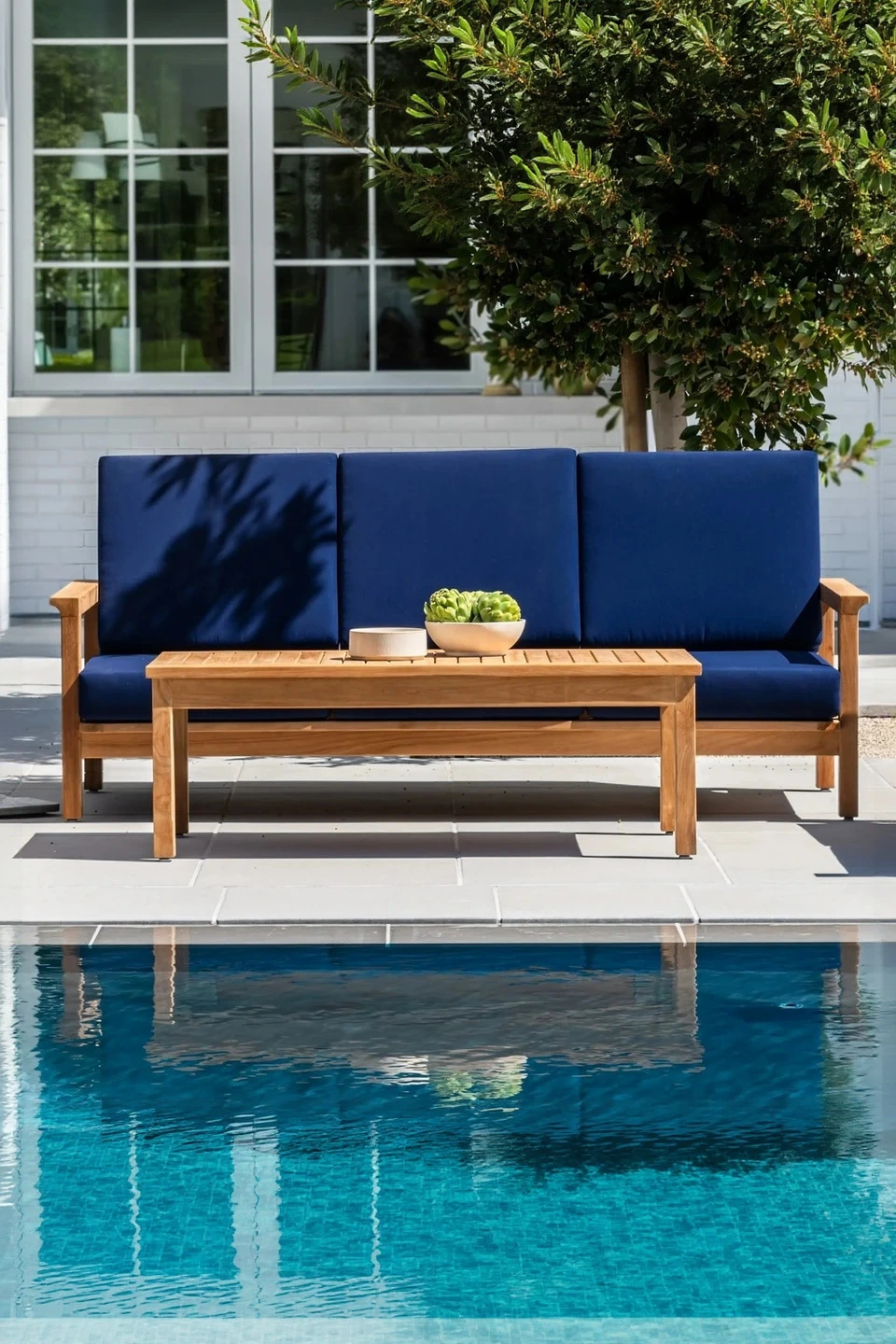 Monterey Teak Outdoor Sofa