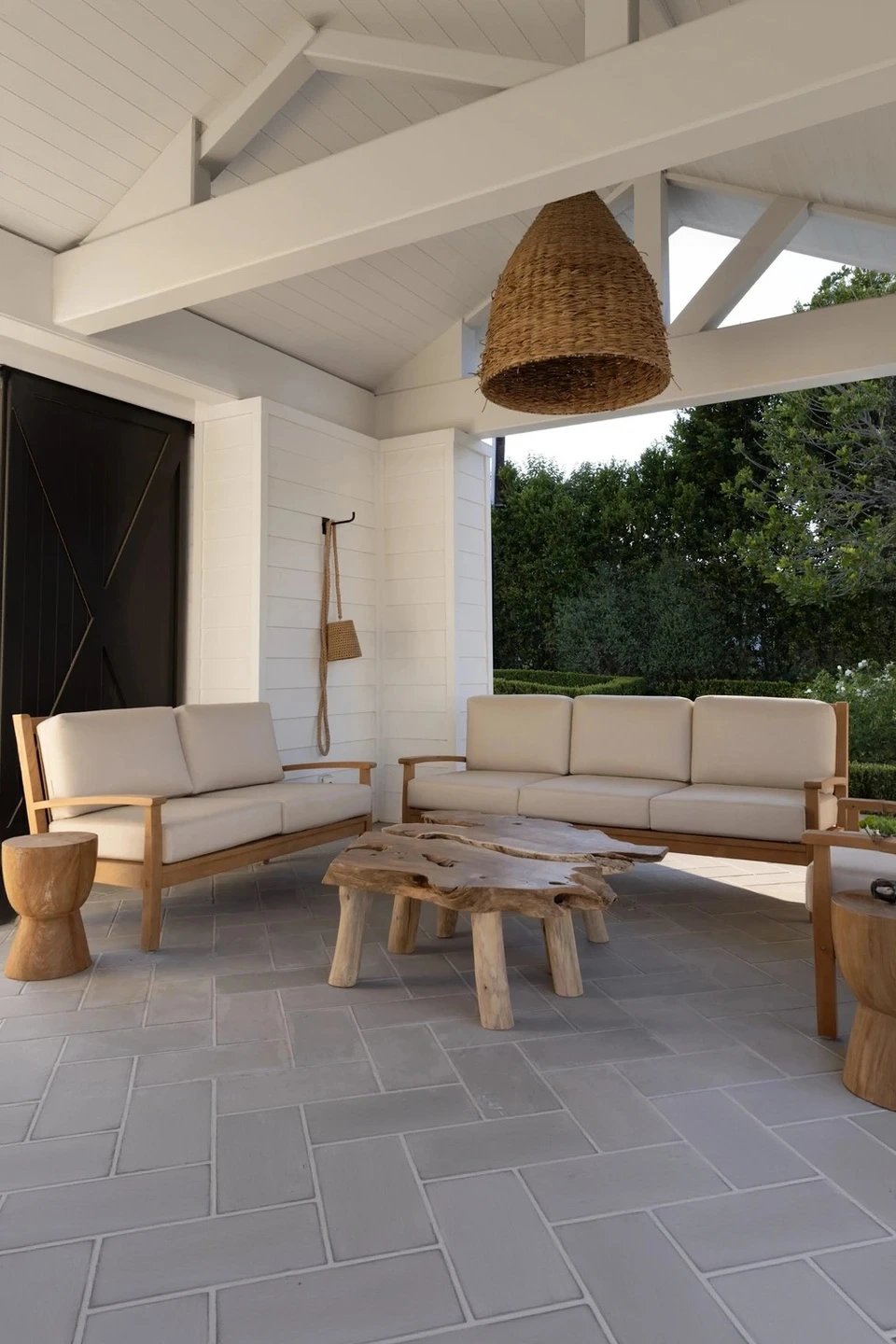 Naples Teak Outdoor Sofa