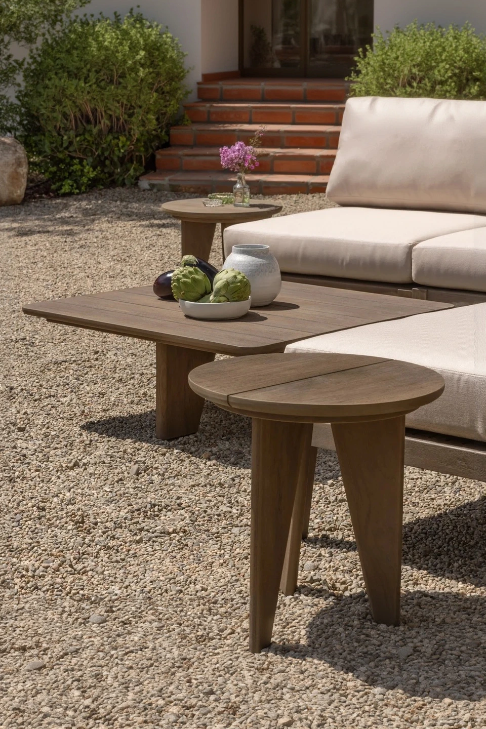 Palermo Reclaimed Teak Outdoor Side Table