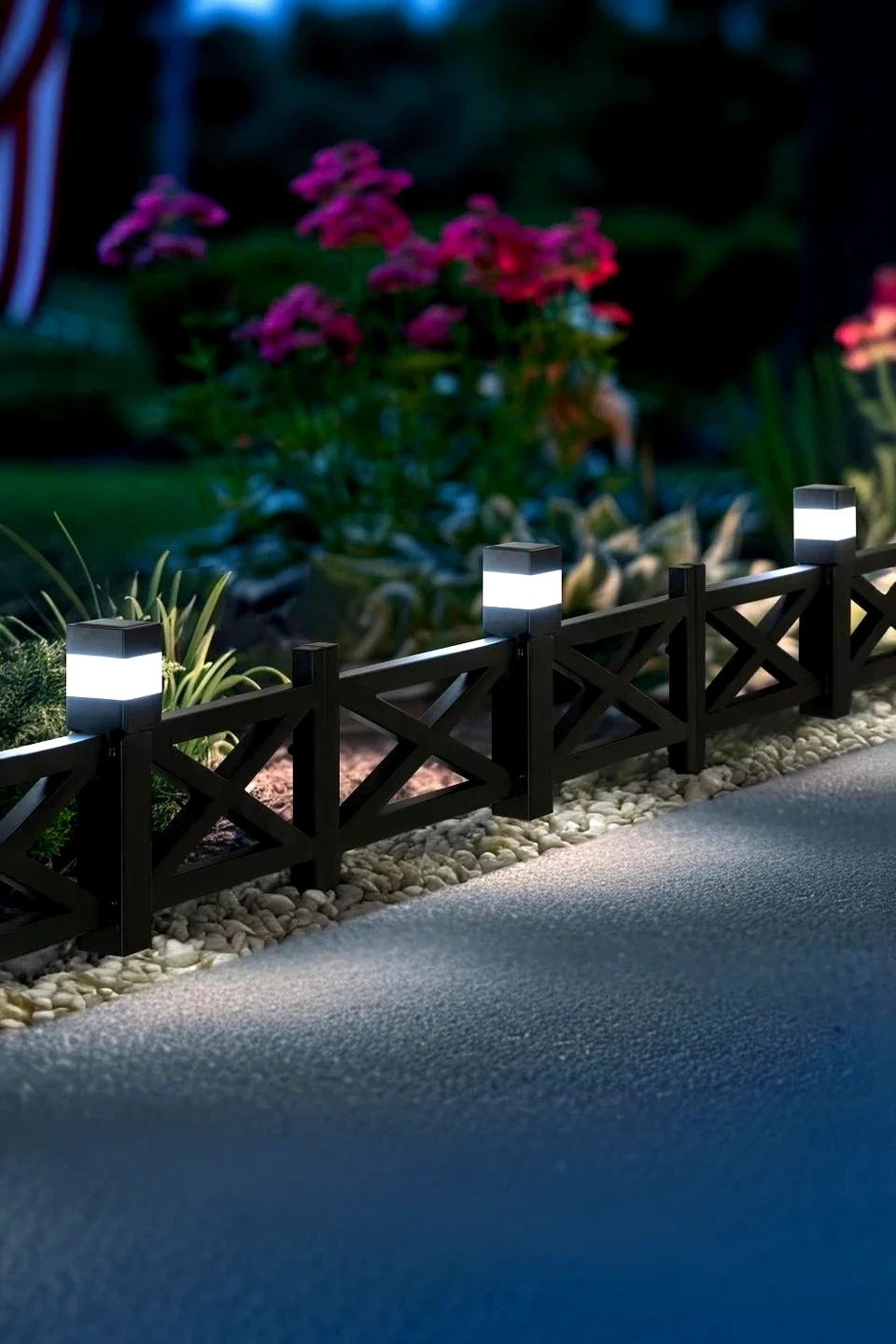 Transform Your Garden with Elegant Solar-Lit Metal Fence Panels - Create Your Dream Outdoor Space — Outdoor Solar Lighting
