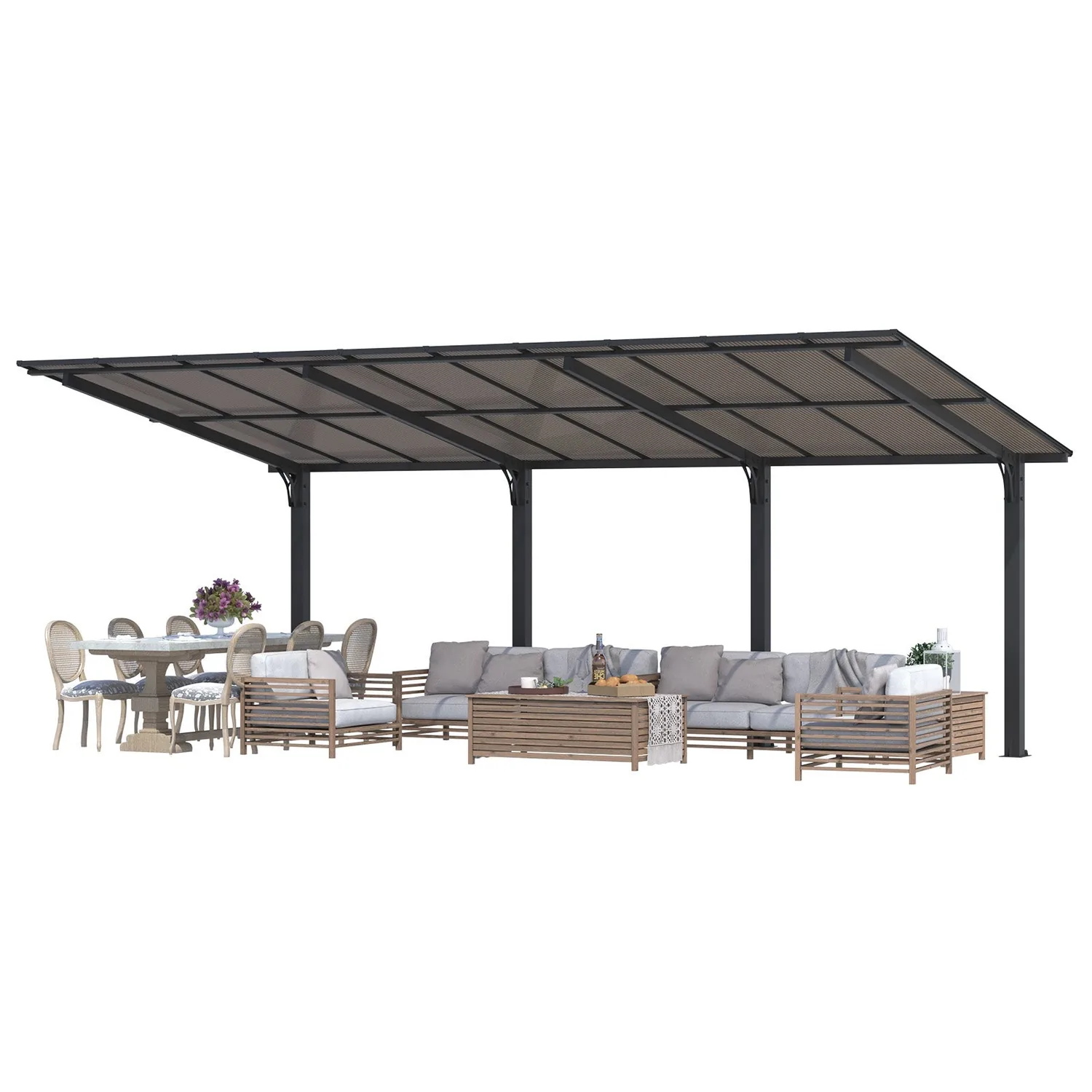 YODOLLA · 20x10' Outdoor Gazebo - Transform Your Patio into a Luxury Retreat