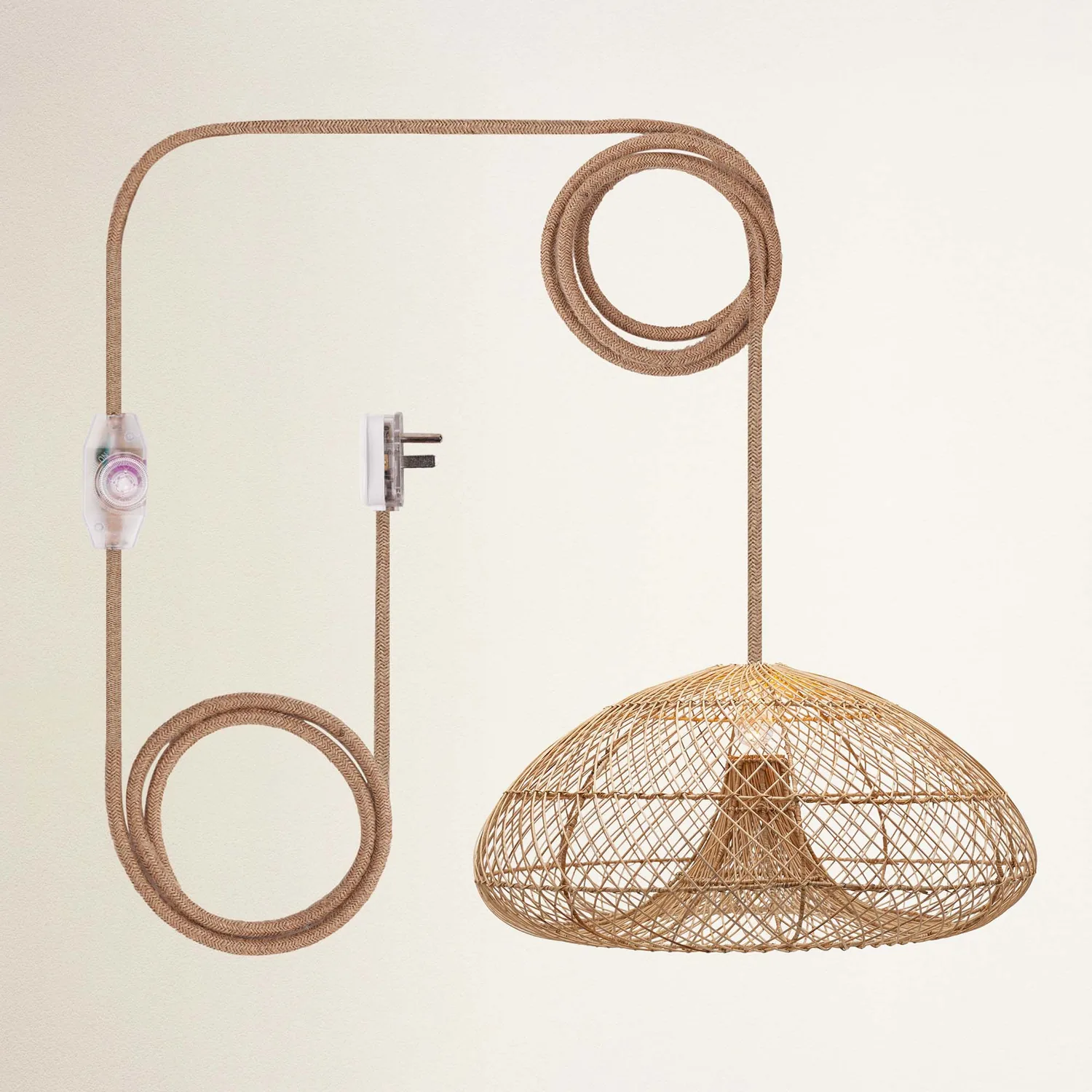 Abyssal Pendant Light – Handcrafted Woven Statement Lighting for Elevated Bohemian Interiors — view 4