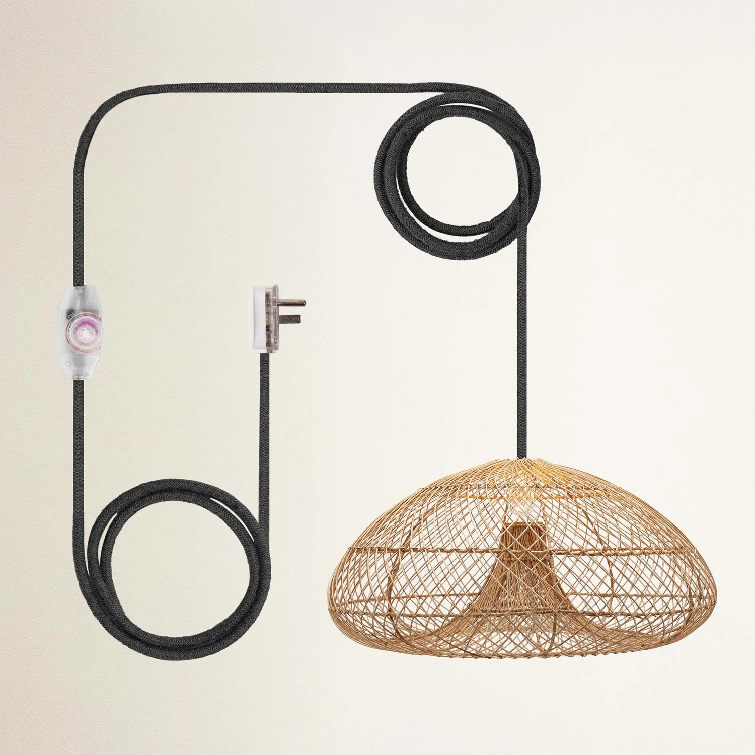 Abyssal Pendant Light – Handcrafted Woven Statement Lighting for Elevated Bohemian Interiors — view 5