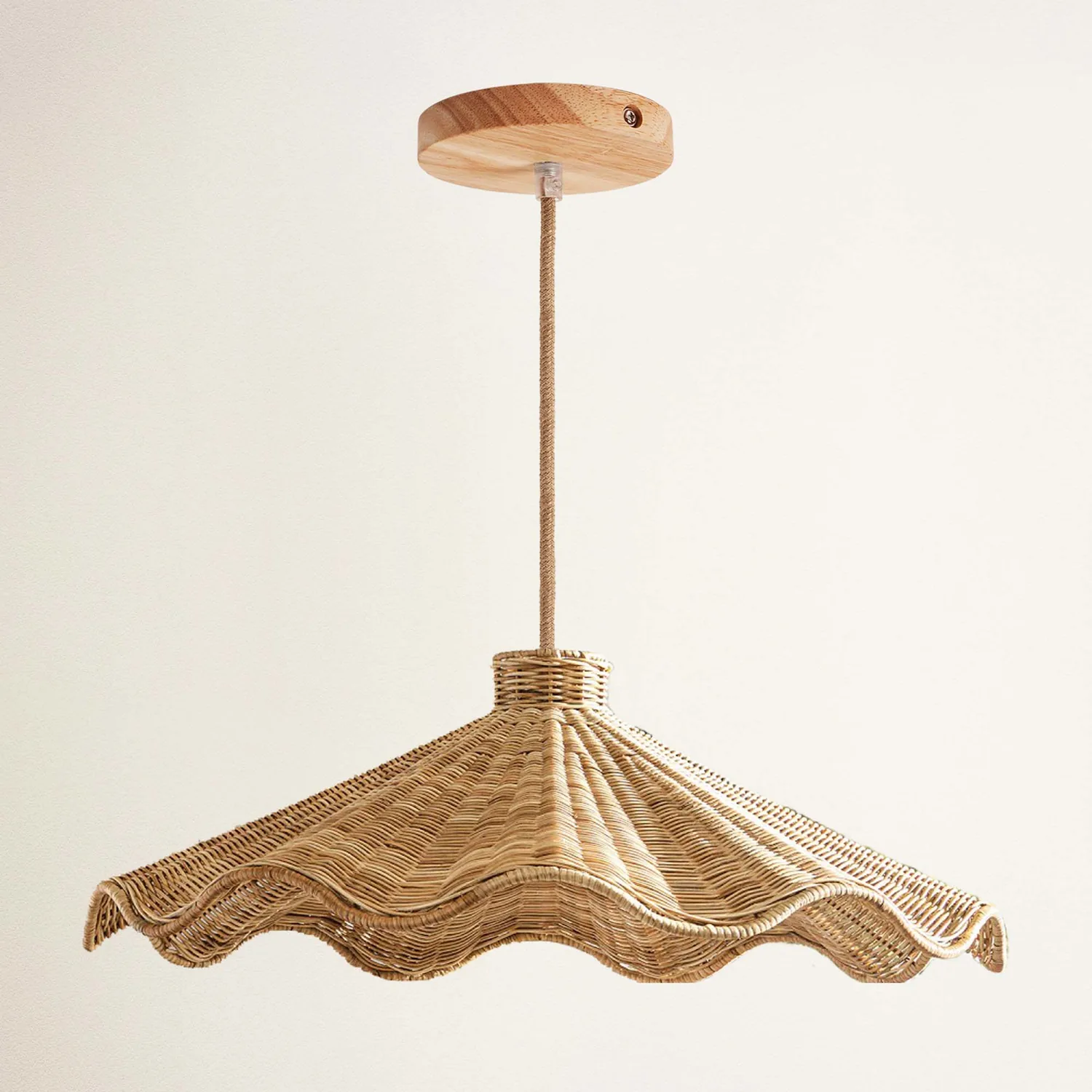 Ariel Rattan Pendant Light — view 3