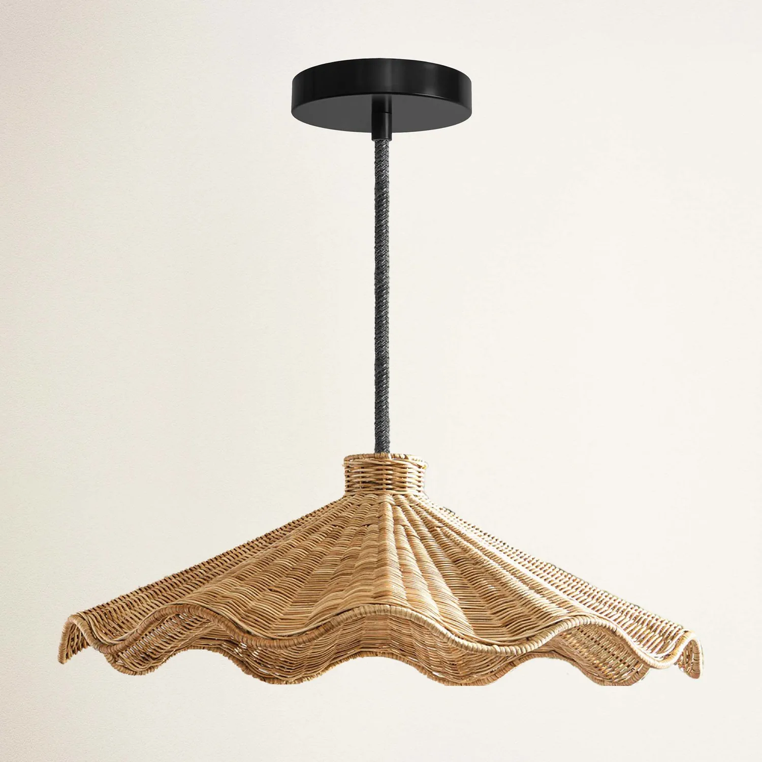 Ariel Rattan Pendant Light — view 7