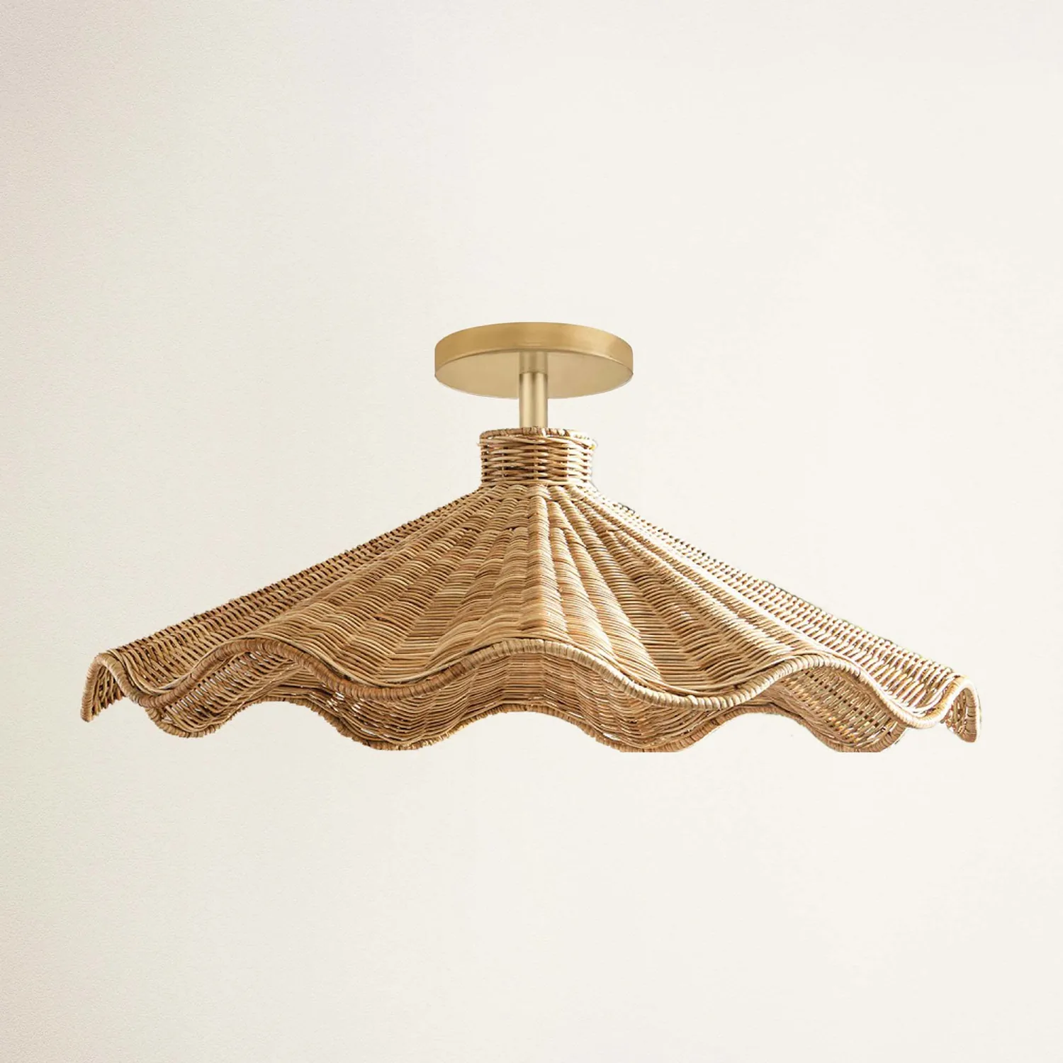Ariel Rattan Pendant Light — view 9