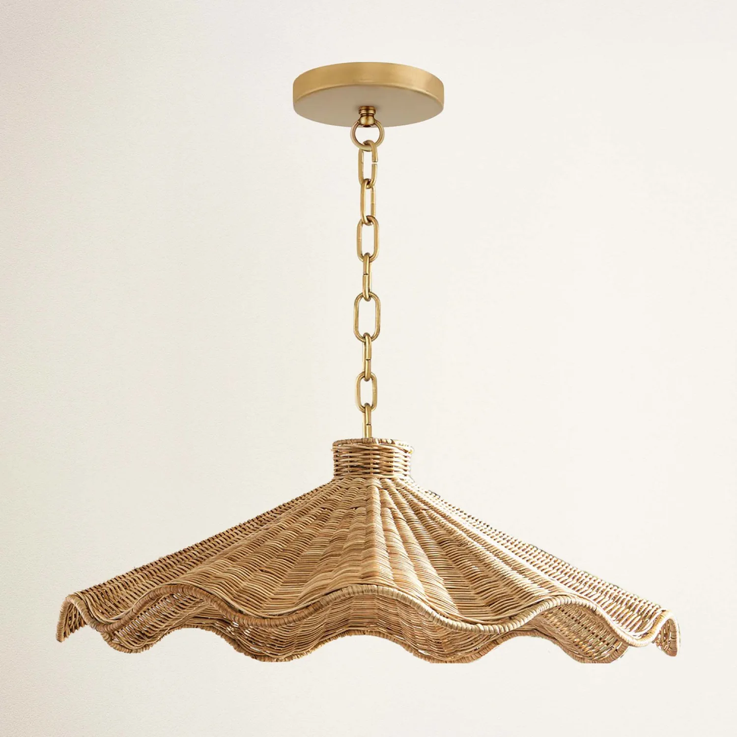 Ariel Rattan Pendant Light — view 10