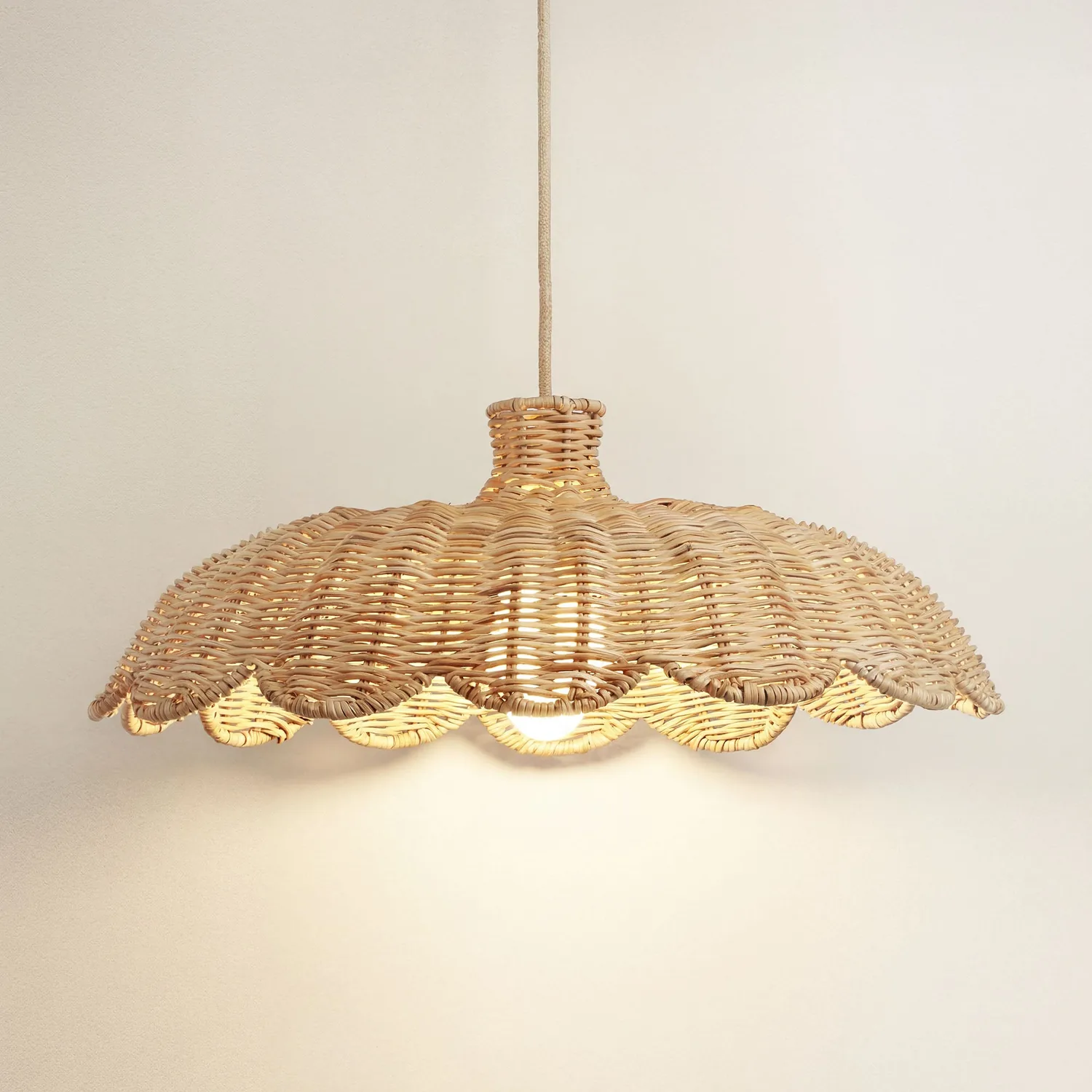 Aurelia Rattan Pendant Light — main image