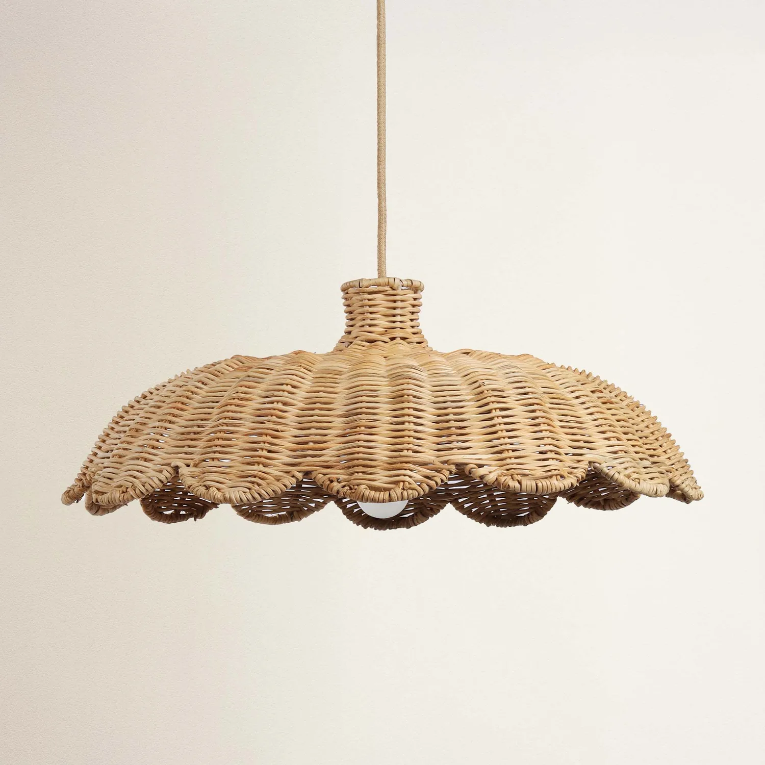Aurelia Rattan Pendant Light — view 2