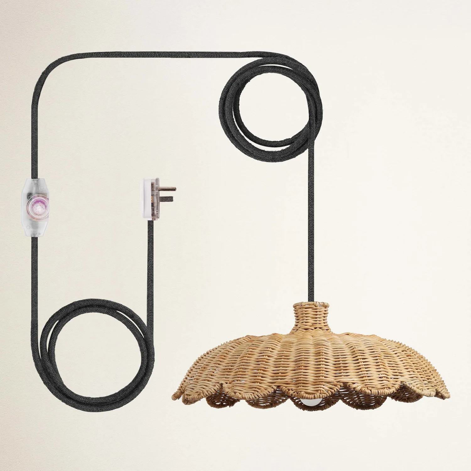 Aurelia Rattan Pendant Light — view 5