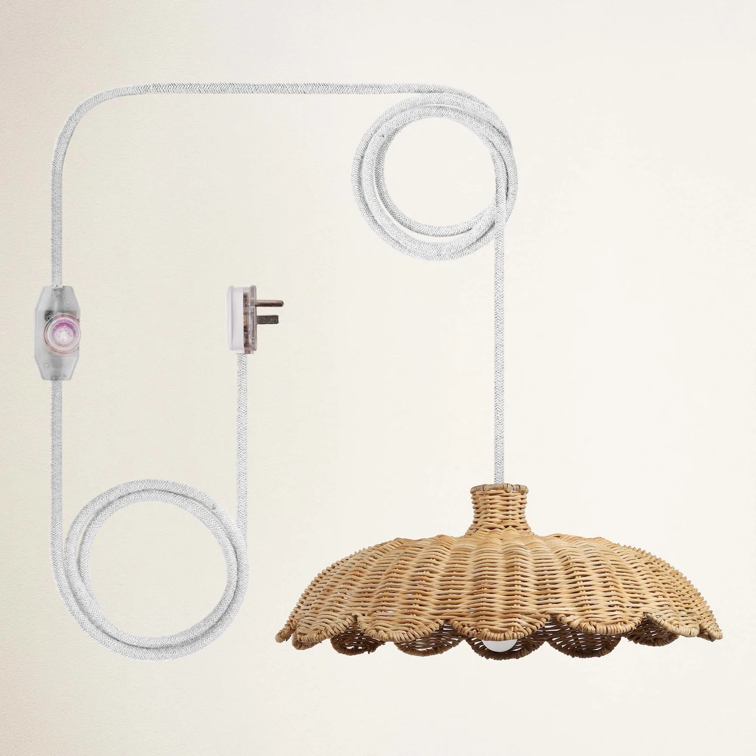 Aurelia Rattan Pendant Light — view 6