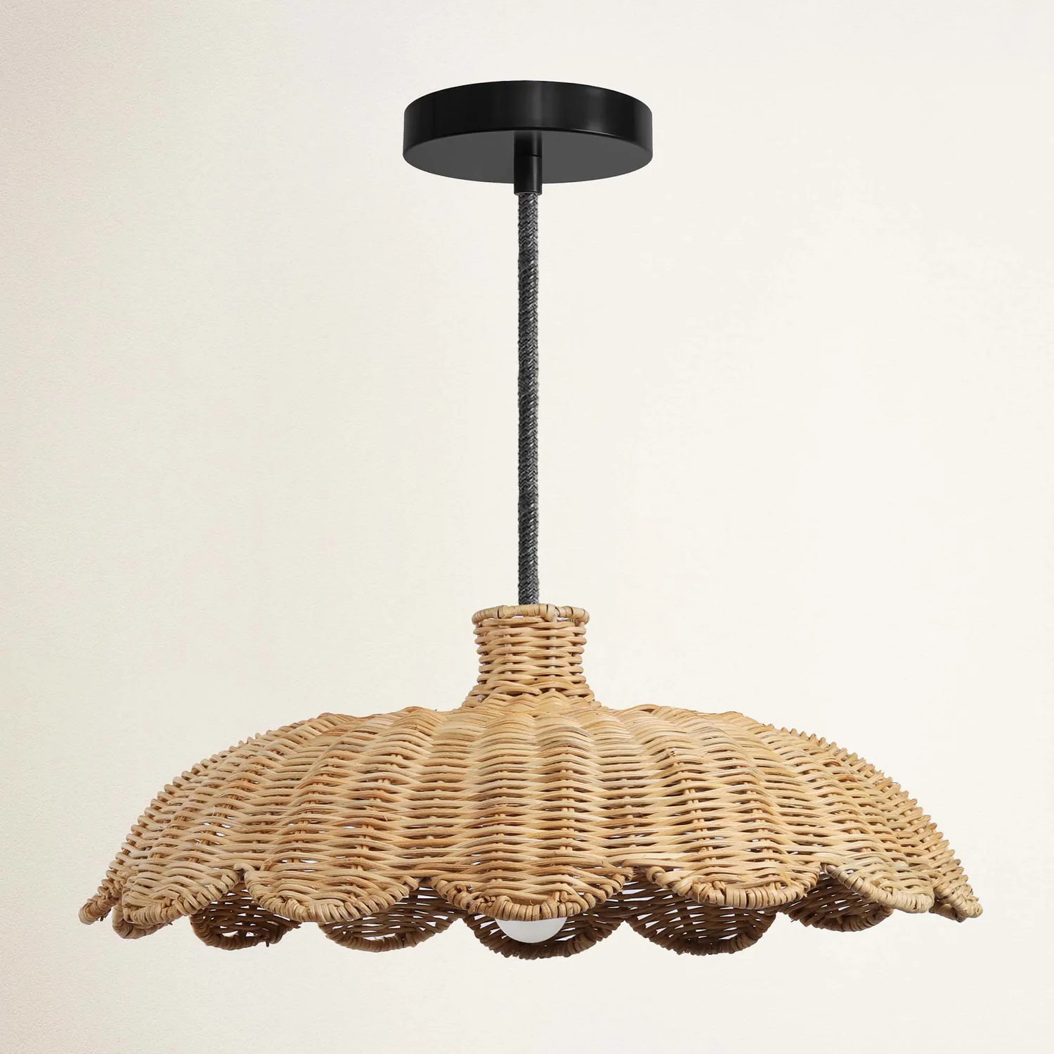 Aurelia Rattan Pendant Light — view 7