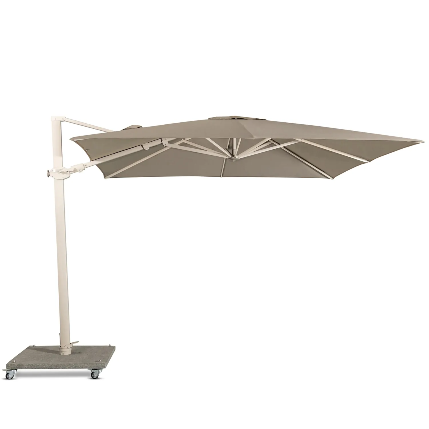 Big Sur Cantilever Umbrella (Taupe Canopy, Linen Frame) — main image