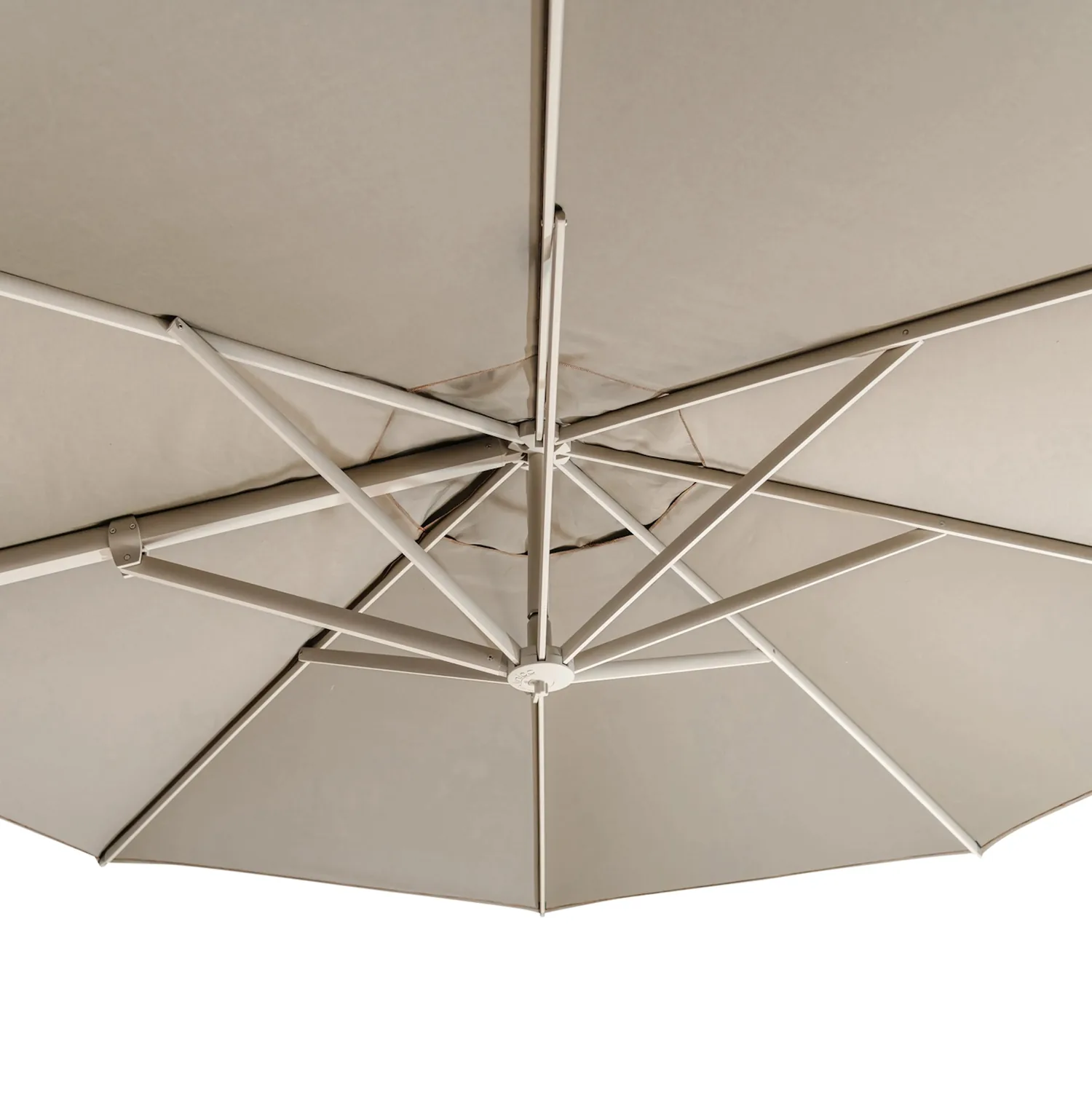 Big Sur Cantilever Umbrella (Taupe Canopy, Linen Frame) — view 2