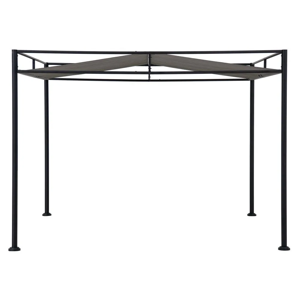 Darkeford Sling Canopy Pergola 10x10 - Shadow Black — view 10