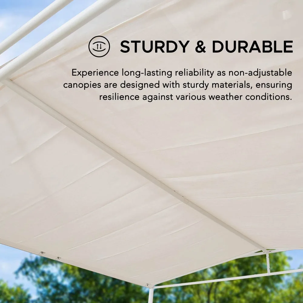 Darkeford Sling Canopy Pergola 10x10 - White — view 8