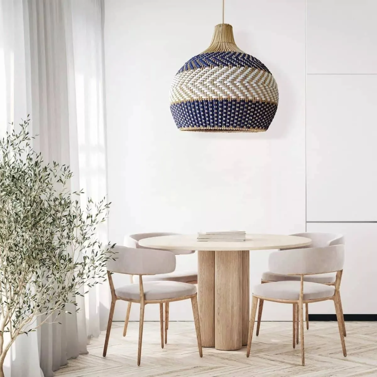 Rowabi · Ethereal Rattan Pendant Light