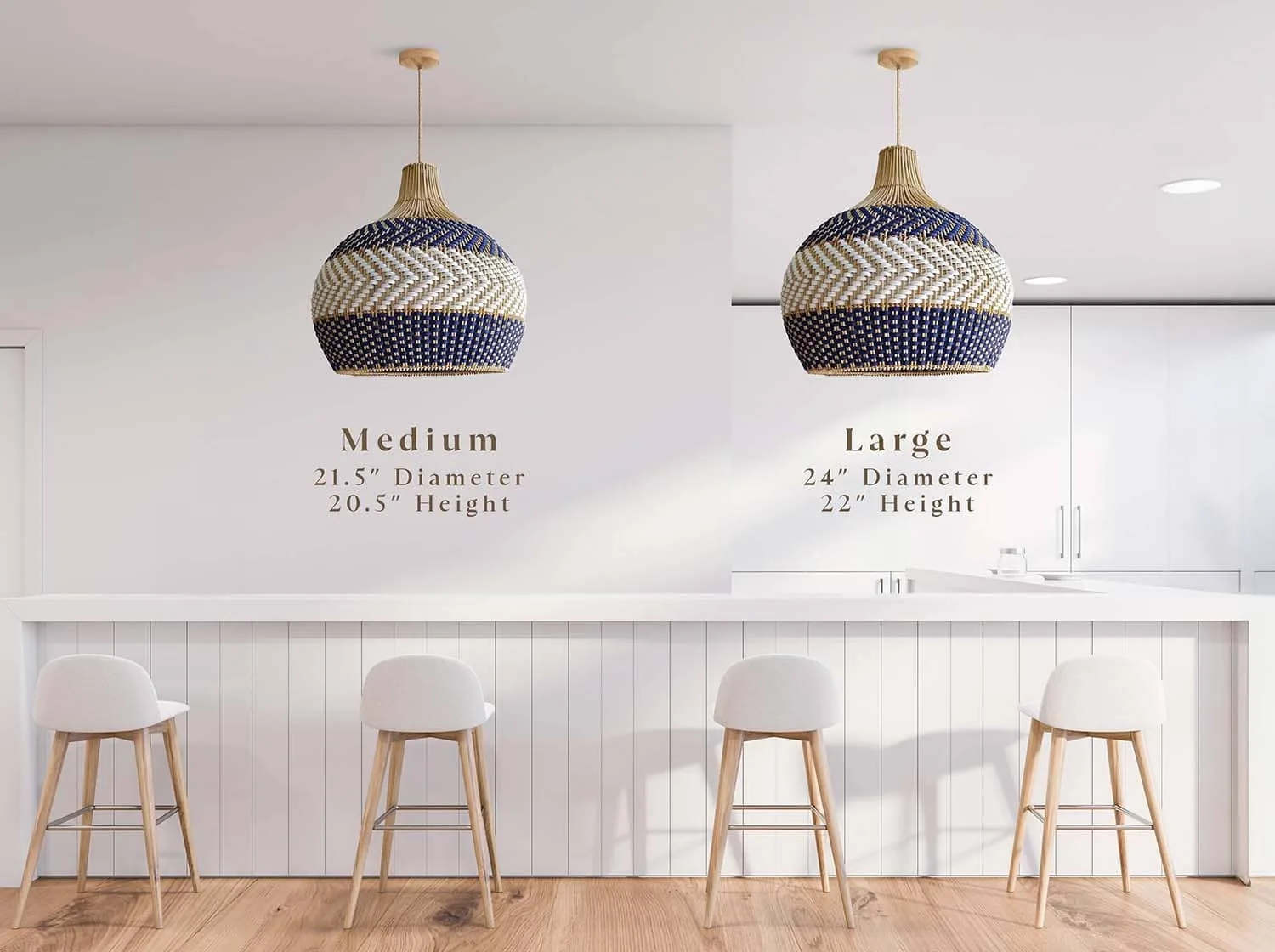 Ethereal Rattan Pendant Light — view 6