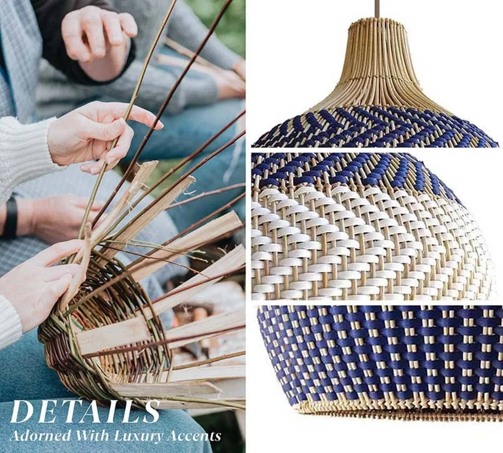 Ethereal Rattan Pendant Light — view 7