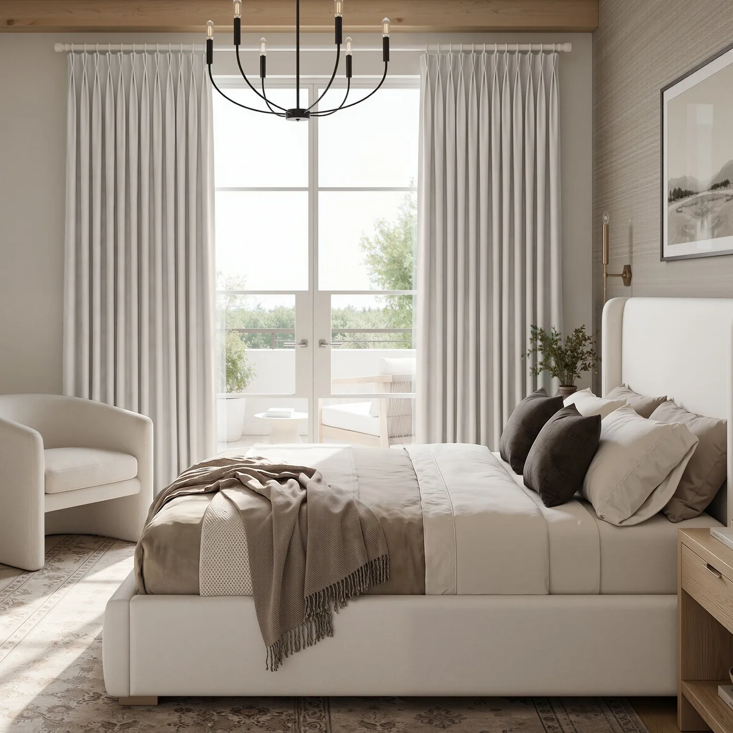 Hudson Thermal 100% Blackout Curtain - Grayish White | Transform Your Sleep Sanctuary — view 9