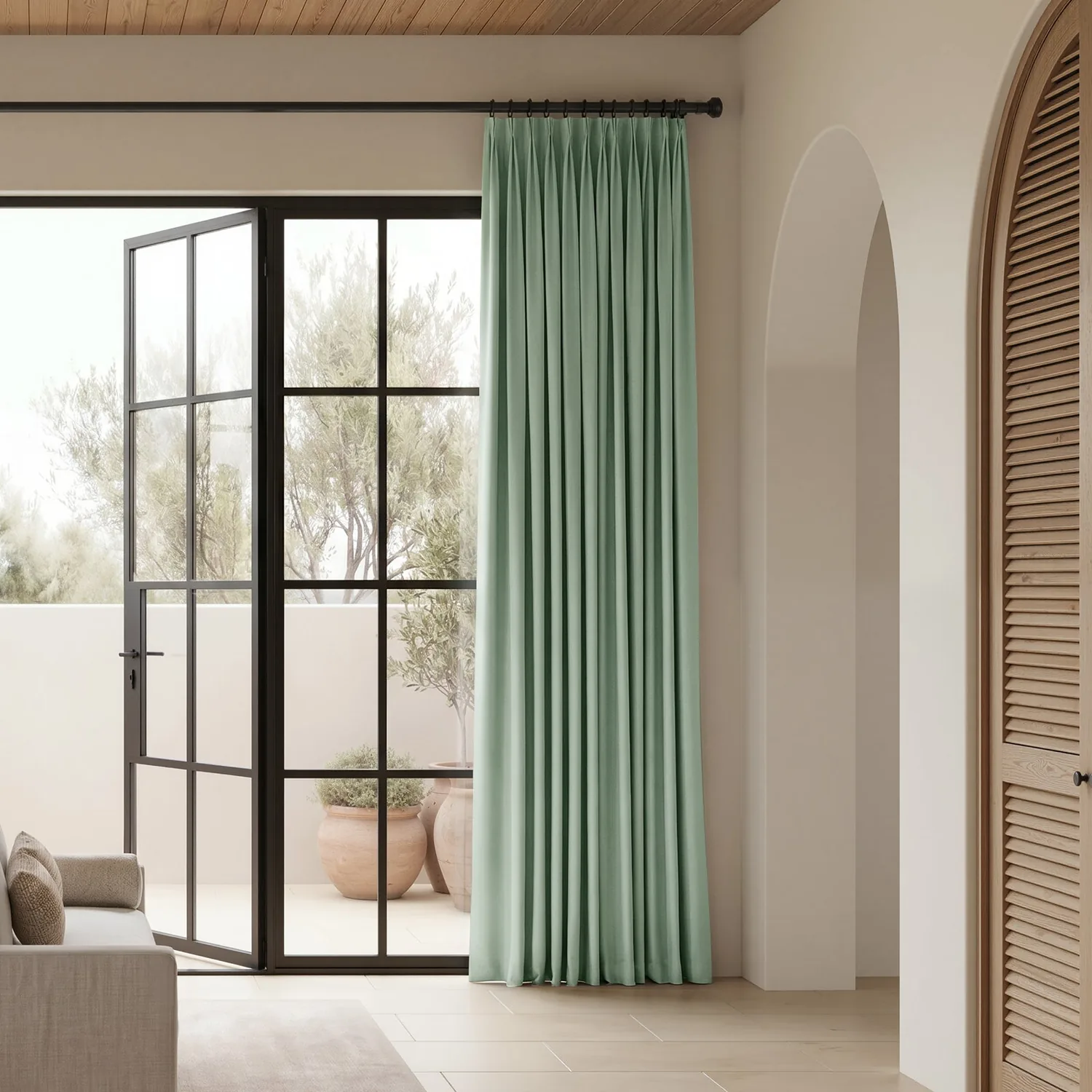 PARTB Curated · Hudson Thermal 100% Blackout Curtain - Natural 02 | Transform Your Sleep Sanctuary