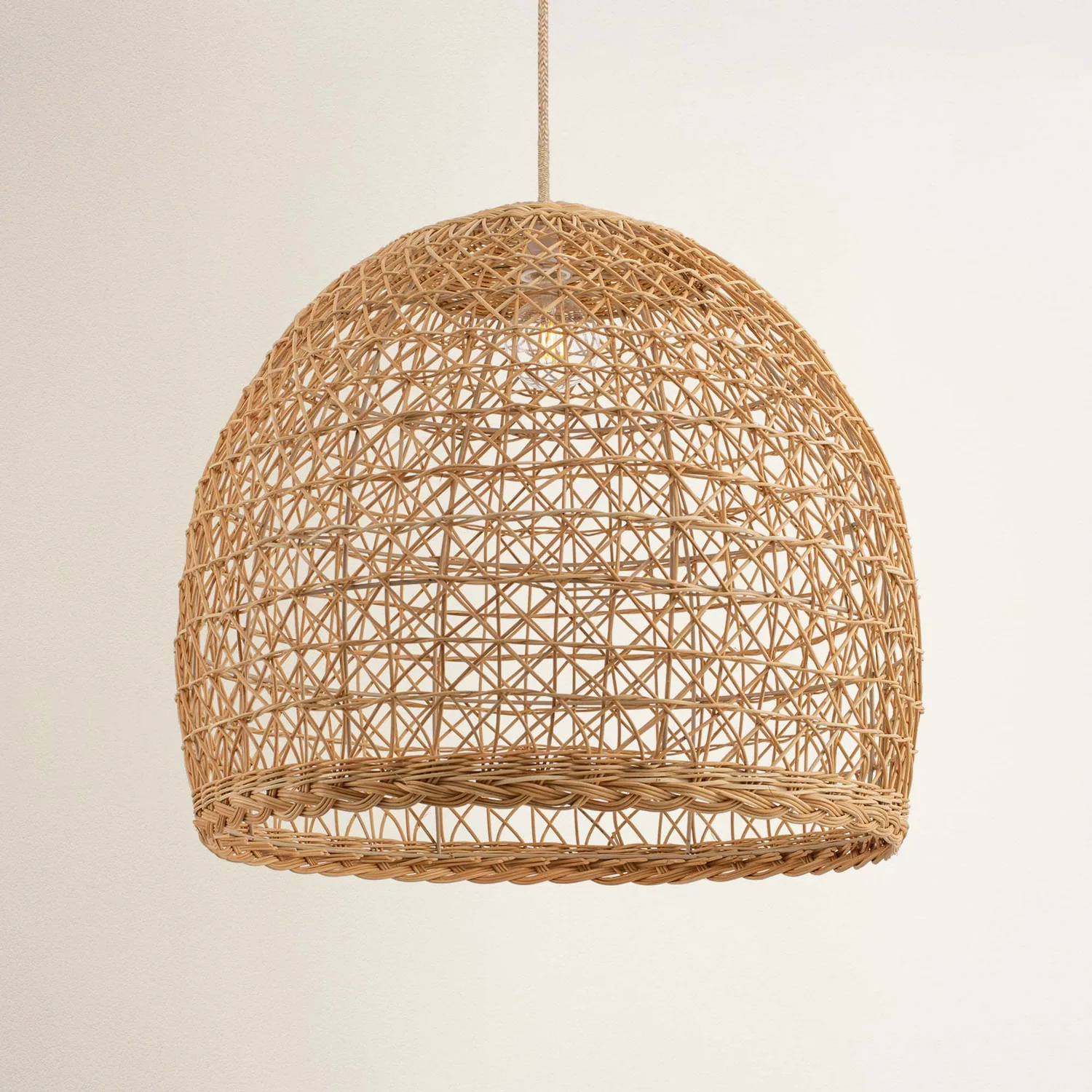 Lumiere Rattan Pendant Light — view 2