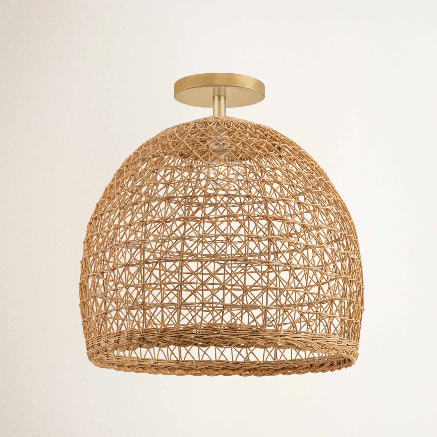 Lumiere Rattan Pendant Light — view 9