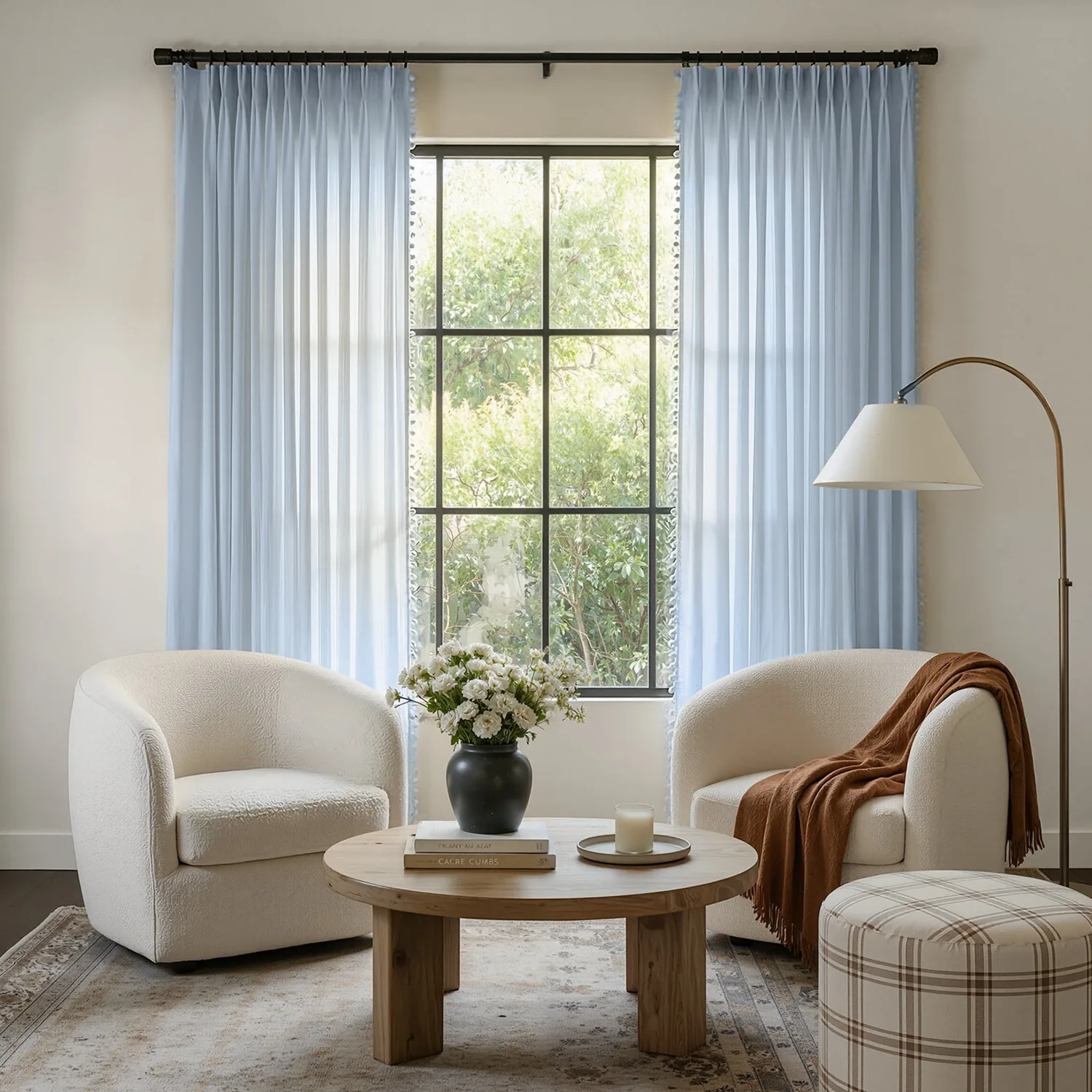 Meadow Geometric Sheer Curtain — view 10