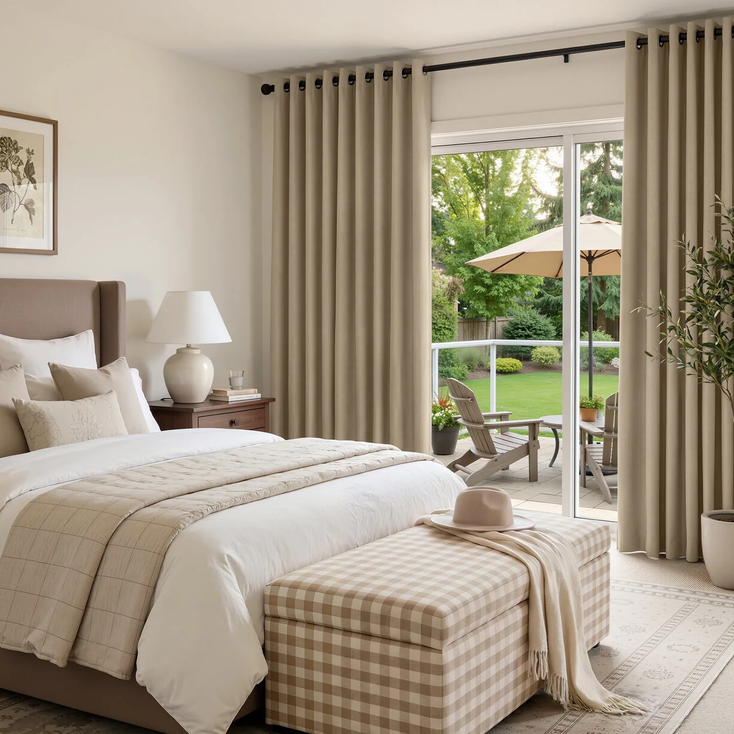 Mercer Heavyweight Blackout Thermal Curtain - Transform Your Space in Twilight Blue — view 7