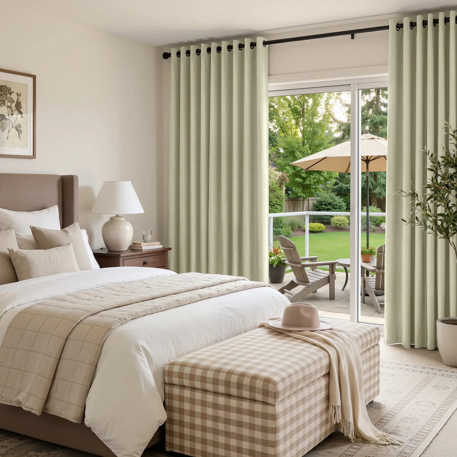 Mercer Heavyweight Blackout Thermal Curtain - Transform Your Space in Twilight Blue — view 8