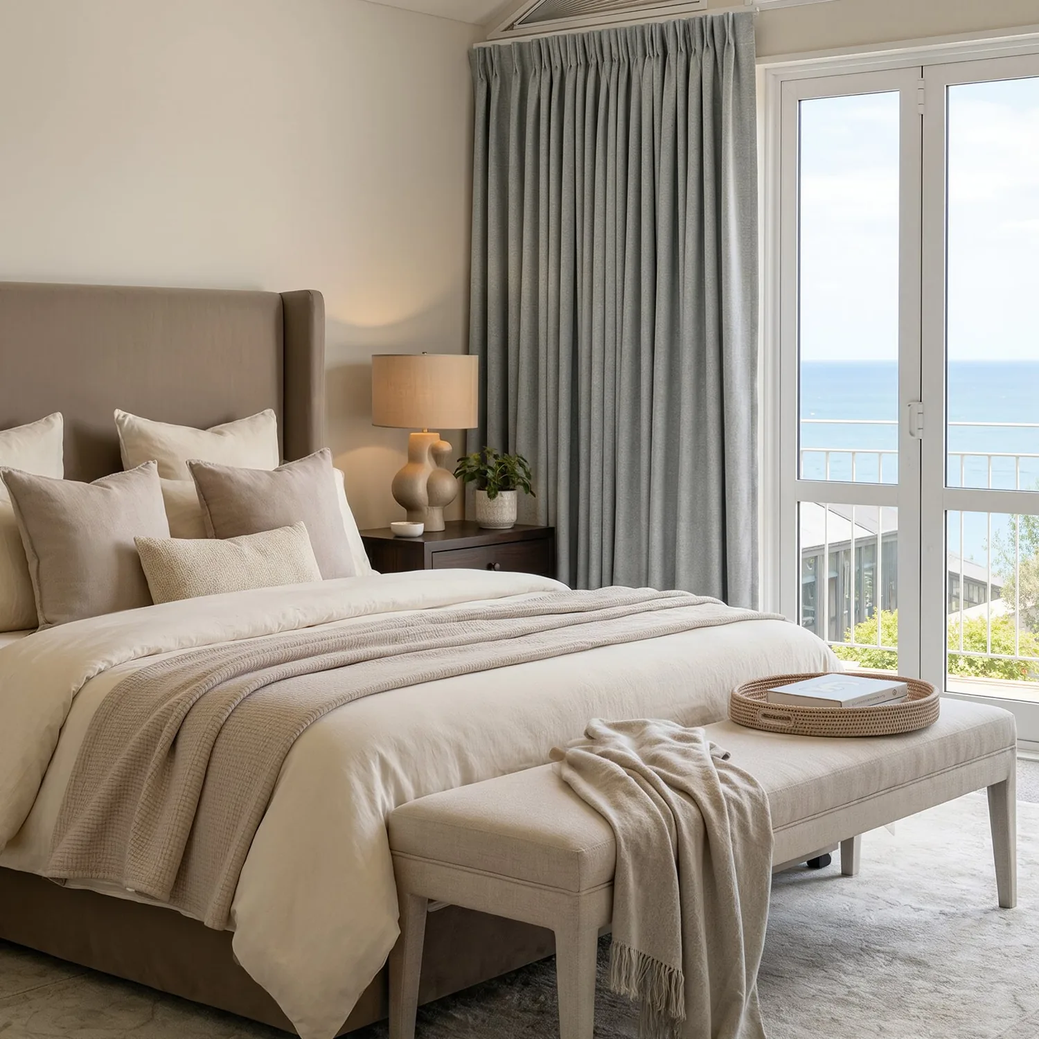Mercer Heavyweight Blackout Thermal Curtain - Transform Your Space in Twilight Blue — view 10