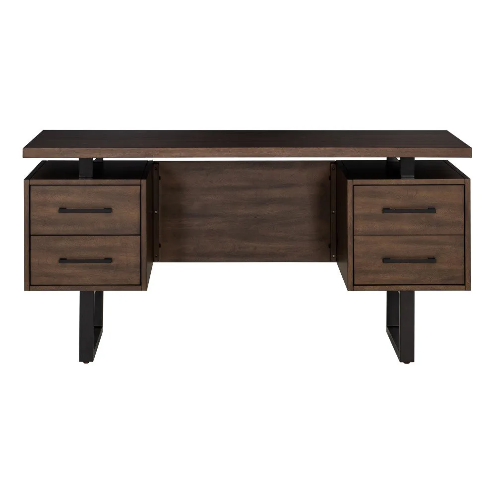 Milano 60" Floating Desk with Charging Station - Elevate Your Workspace Dreams — view 2
