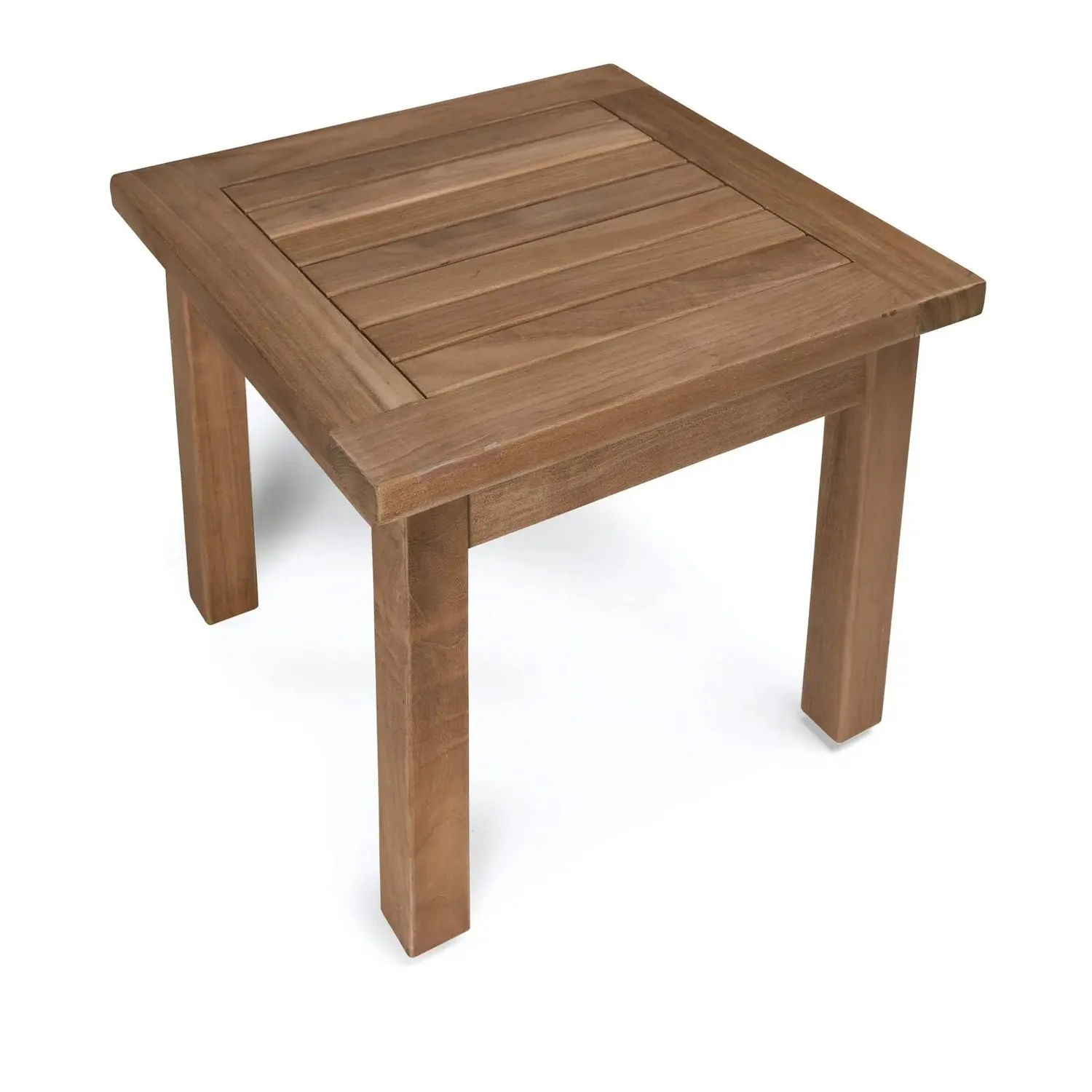 Milano Teak Outdoor Side Table — view 4