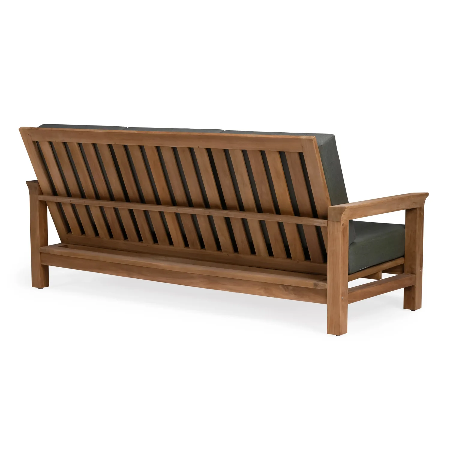 Monterey Teak Outdoor Sofa — view 3