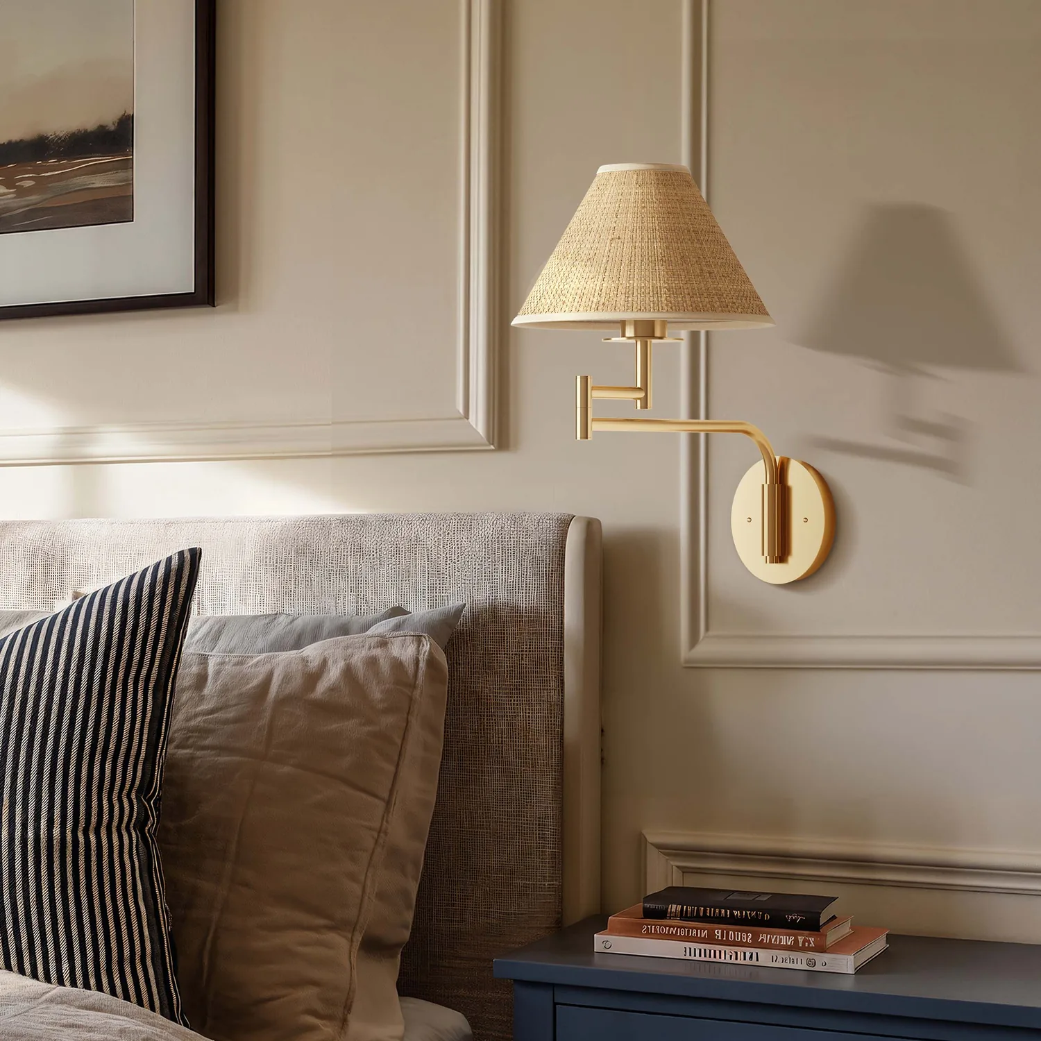 Naia Rattan Sconce — view 3