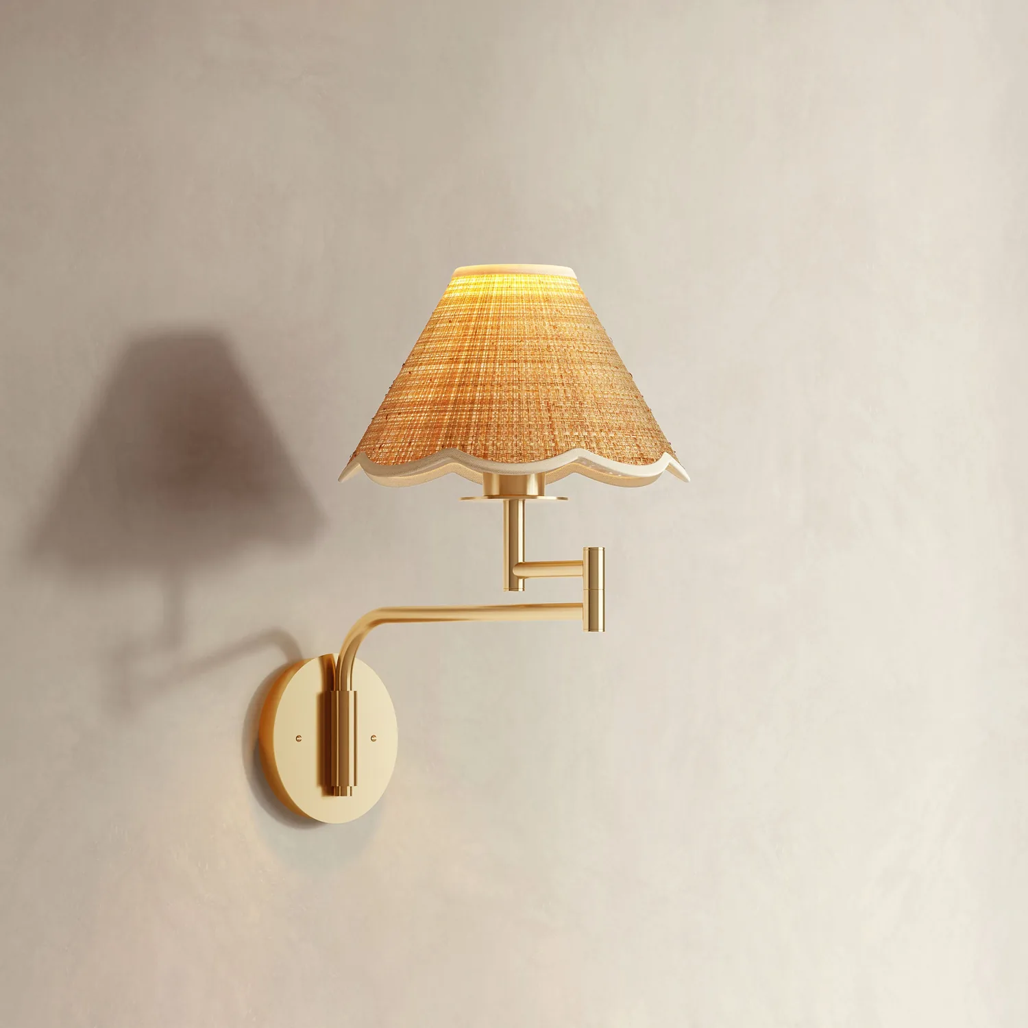 Naia Rattan Sconce — view 8