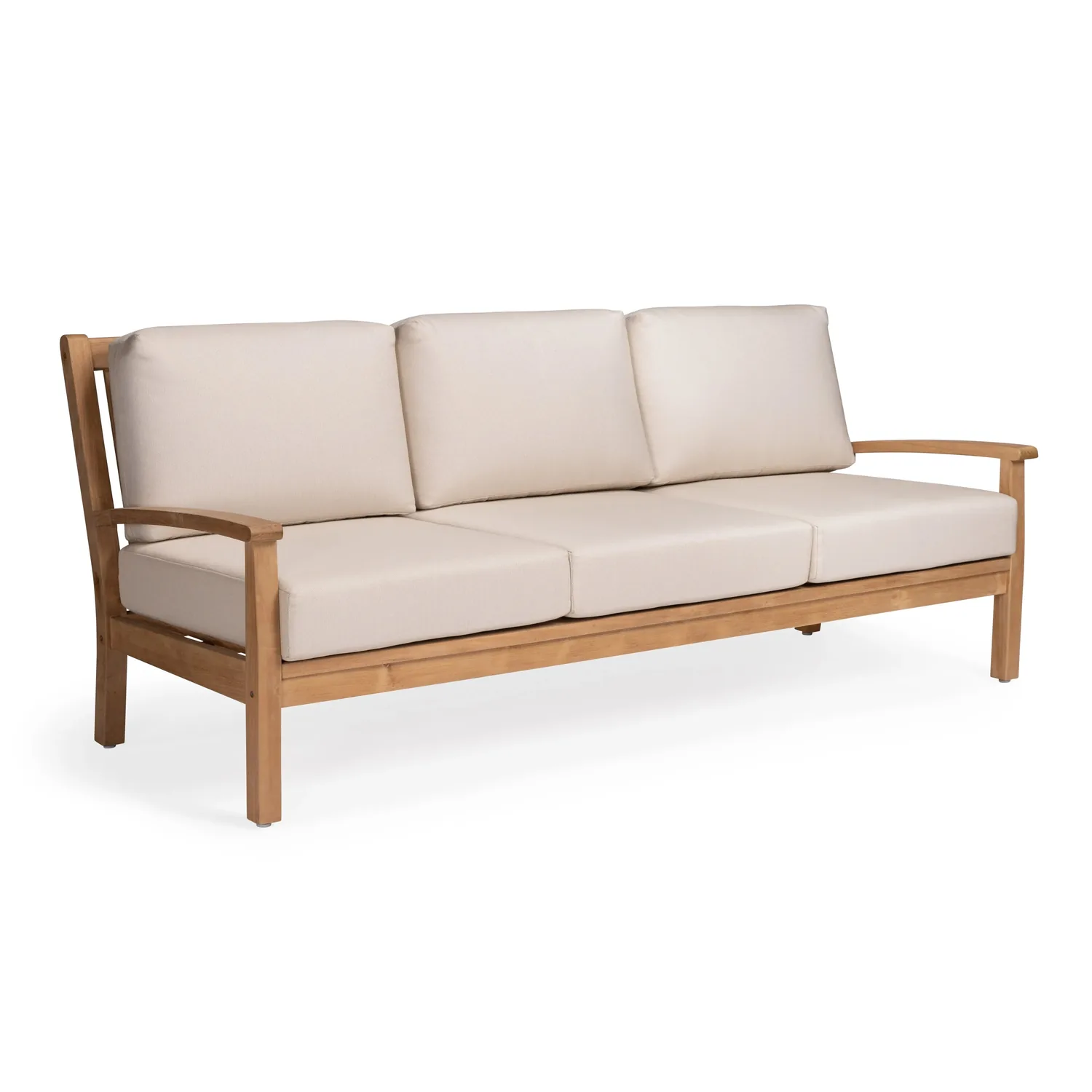Naples Teak Outdoor Sofa — main image