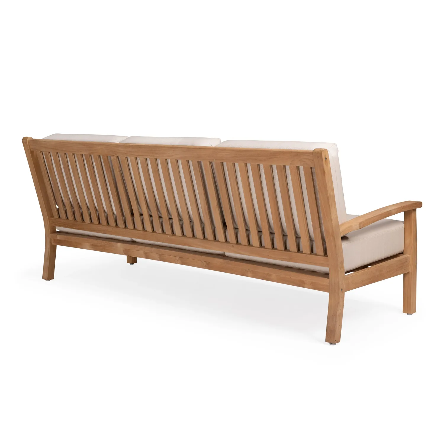 Naples Teak Outdoor Sofa — view 3