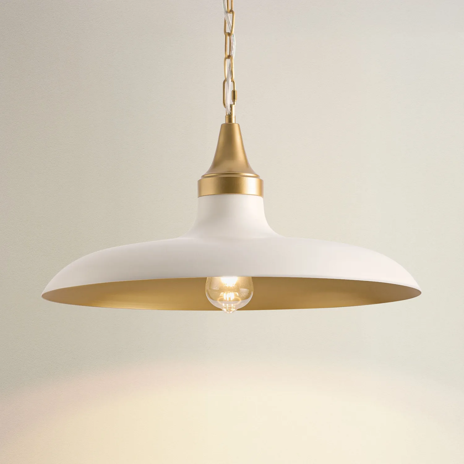 Natalia Black Dome Pendant Light — view 8
