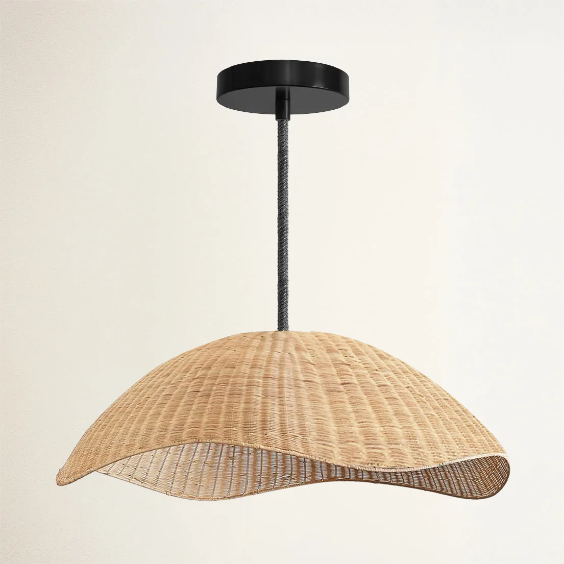 Outdoor Nana Rattan Pendant Light — view 3