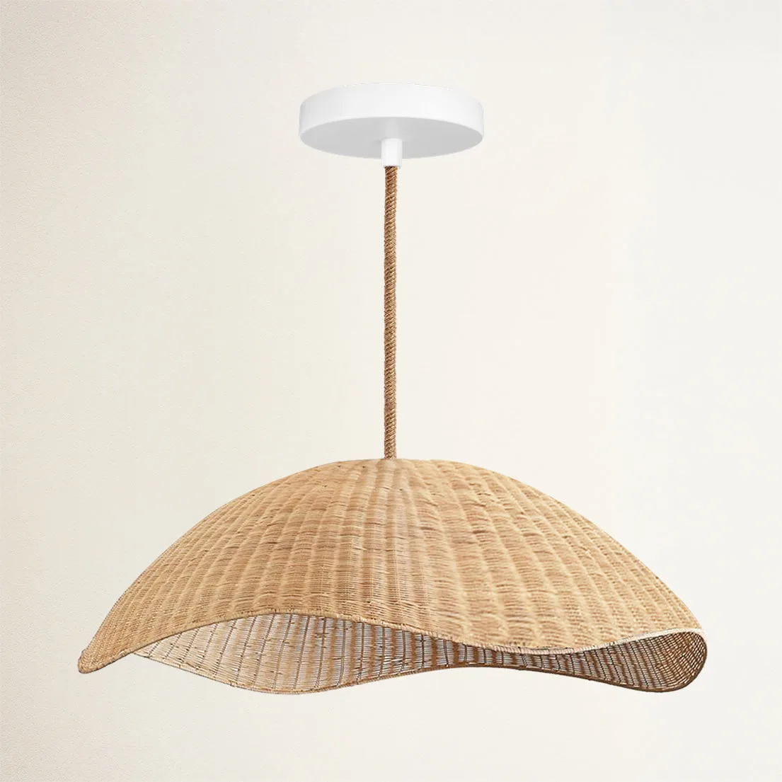 Outdoor Nana Rattan Pendant Light — view 5