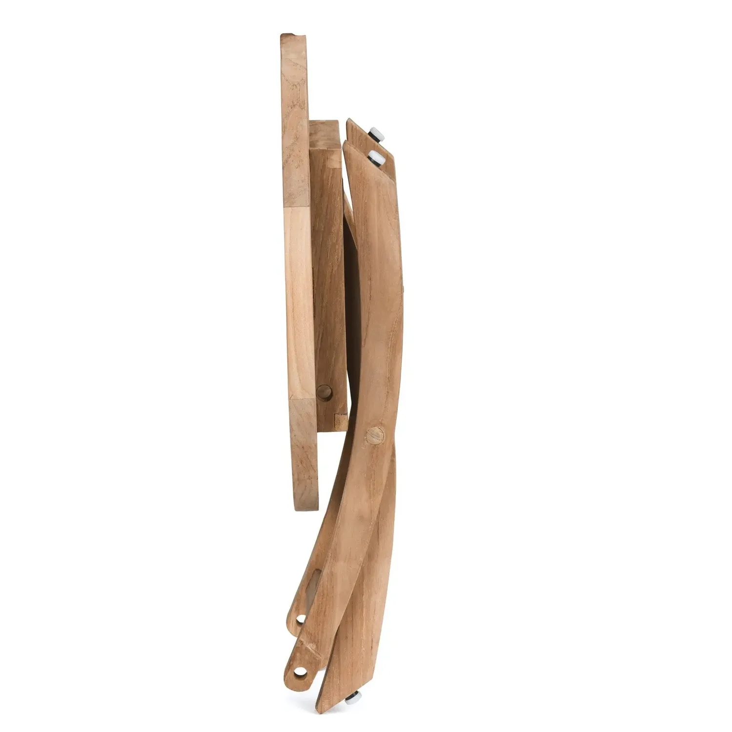 Port Teak Outdoor Folding Side Table — view 3