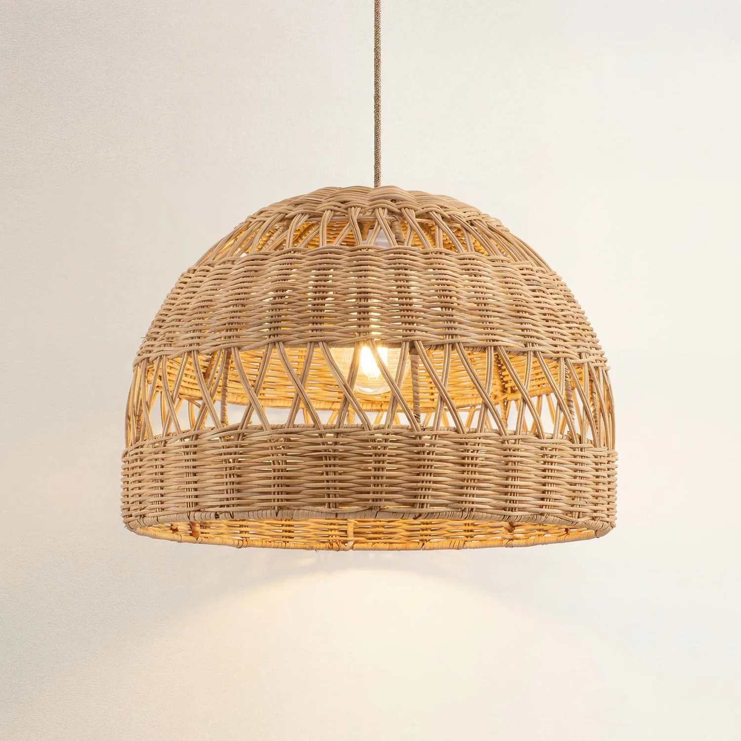 Radiant Rattan Pendant Light — main image