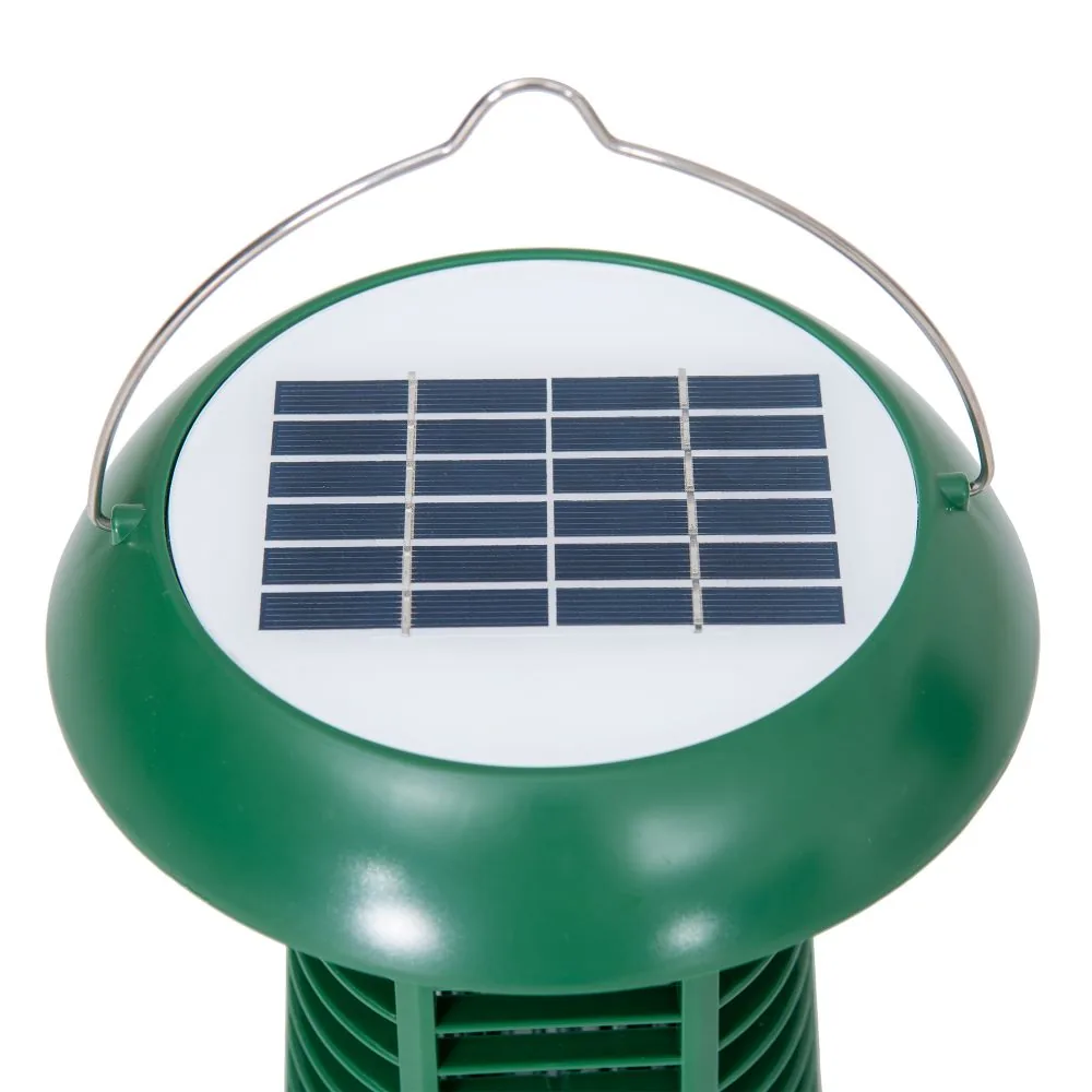 SUNJOY 2 in 1 Solar Powered Bug Zapper with Solar Panel and UV Light — view 6