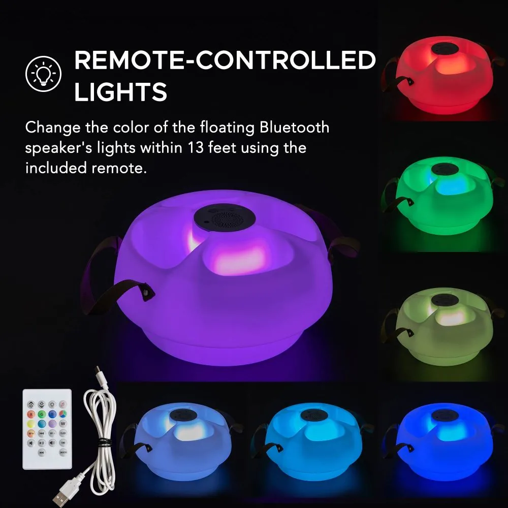 SUNJOY Floating Drink Holder with Ip66 Waterproof Bluetooth 5.0 Speaker — view 9