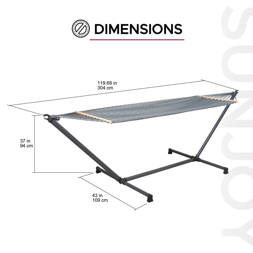 SUNJOY Luxury Portable Hammock with Stand-Made in Italy, Ultra-Light and Tool-Free Setup — view 3