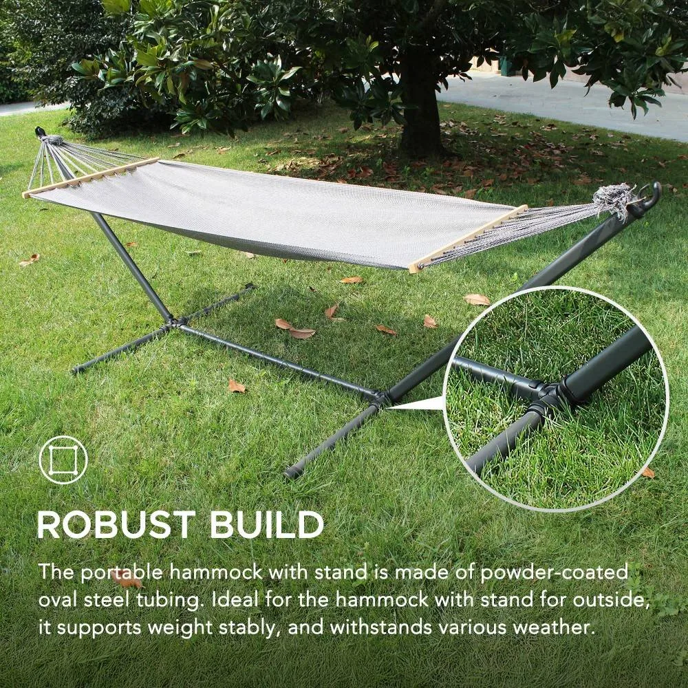 SUNJOY Luxury Portable Hammock with Stand-Made in Italy, Ultra-Light and Tool-Free Setup — view 6